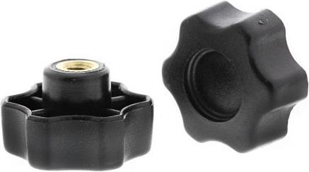 Produktbild RS PRO Sternknopf 1 Innengewinde M5 28mm (10 Stk.)