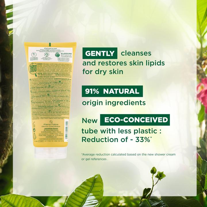 Actual product image Klorane Shower cream with frangipani blossom (200 ml)