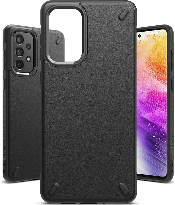 Actual product image Ringke Onyx durable TPU cover for Samsung Galaxy A73 black (Samsung Galaxy A73 5G)