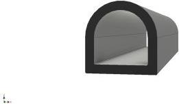 Produktbild RS PRO EPDM VHB Adhesive Sponge Bubble 122x12mm