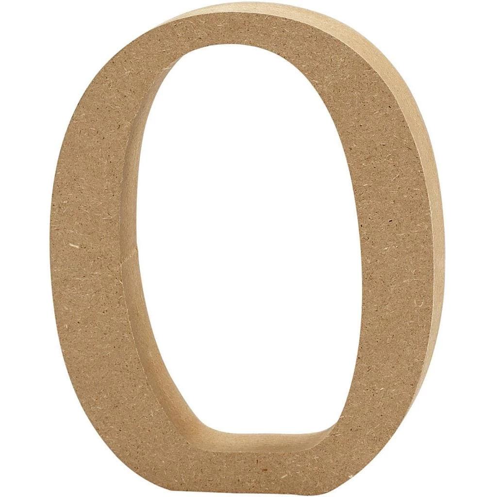 Creativ Company, Holzbuchstaben + Stoffbuchstaben, Holzbuchstabe O