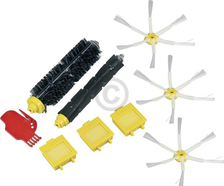 Actual product image Europart Bürstenset wie iRobot 4503462 ACC225 ACC237 für Saugroboter Roomba® 700er Serie