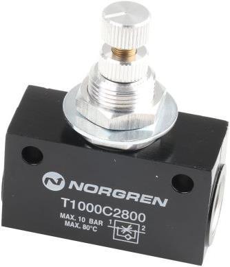 Actual product image Norgren Block form flow regulator,G1/4 BSPP