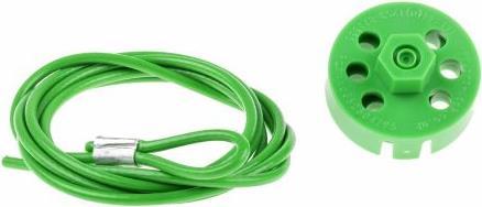 Image du produit Brady Pro-Lock + Cable - 1.5 m - Green