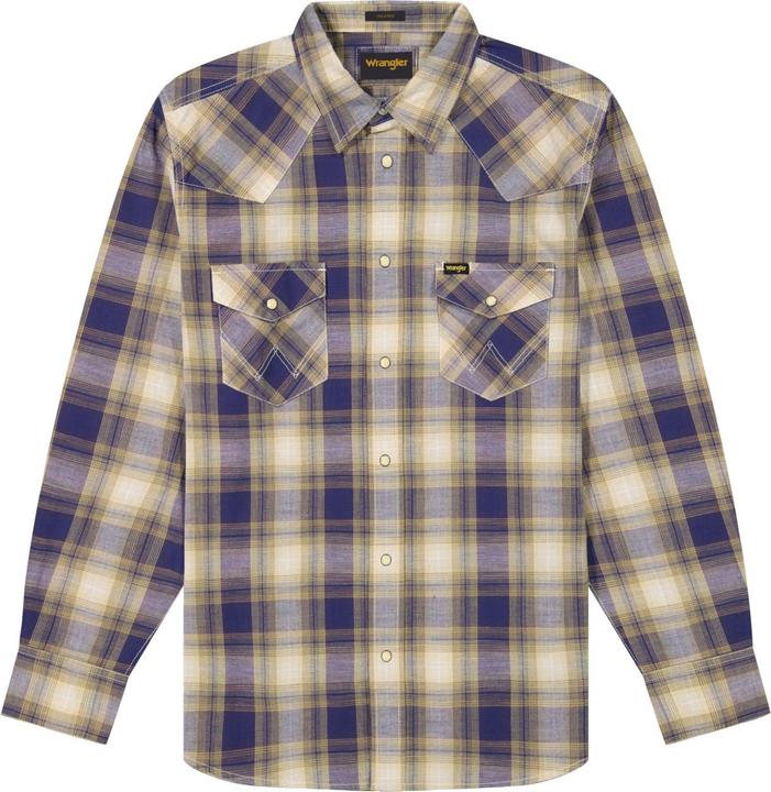 Immagine prodotto Wrangler Langarmhemd Western Indigo (M)