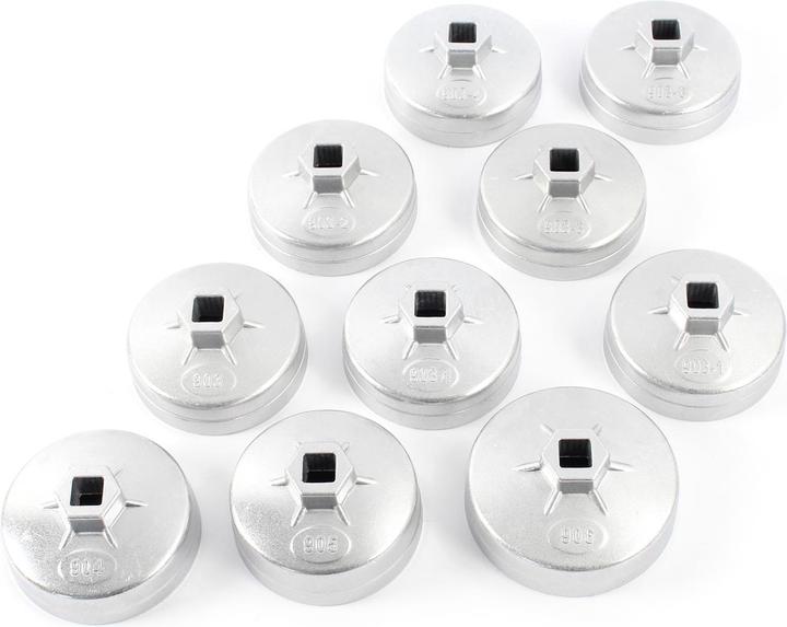 Actual product image XPOtool 23-pcs Oil Filter Cap Set made of Aluminium Die Casting Oil Filter Key for div. Car Models