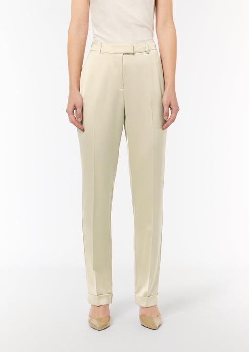 Produktbild Comma Hose Regular: Satinhose mit geradem Bein (44)