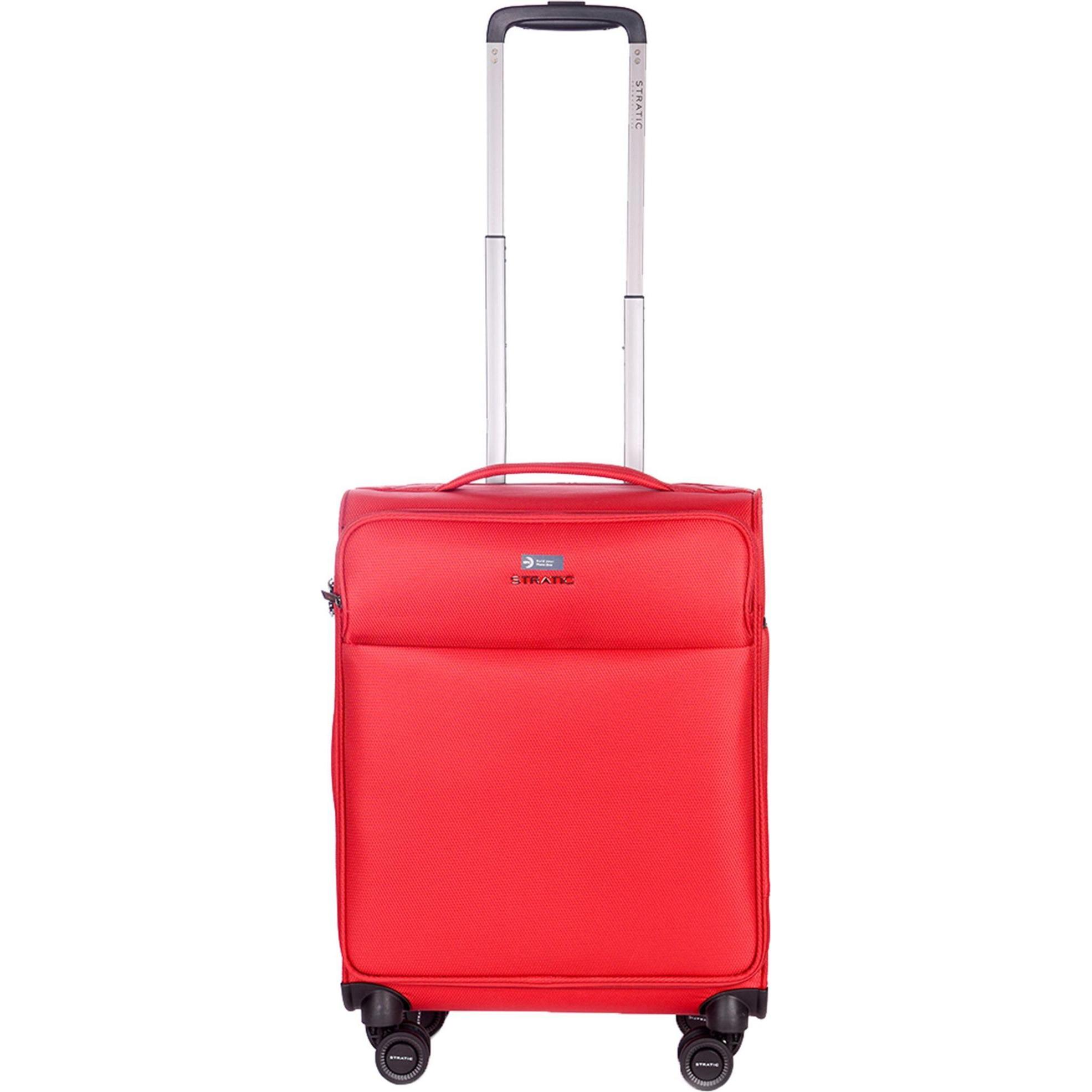 Stratic, Koffer, Light + Koffer, Rot, (37 l, Handgepäck (bis 50l))