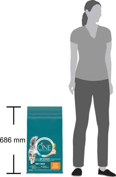 Actual product image Purina ONE Chicken and wholemeal (Adult, 1 pcs., 9750 g)