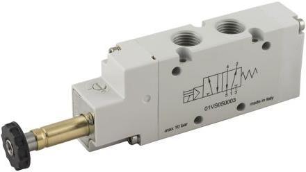 Actual product image RS PRO SOLENOID PILOT VALVE - single action 5/3