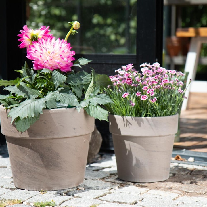 Produktbild Spang Pflanztopf Calima Ton 24 H 21,5 cm basalt (24 cm)