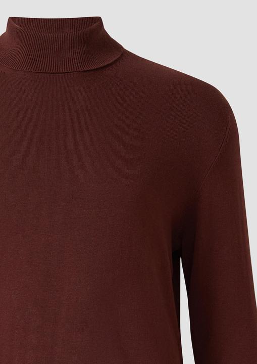 Produktbild s.Oliver Strickpullover Rollkragenpullover aus Baumwolle (XXL)