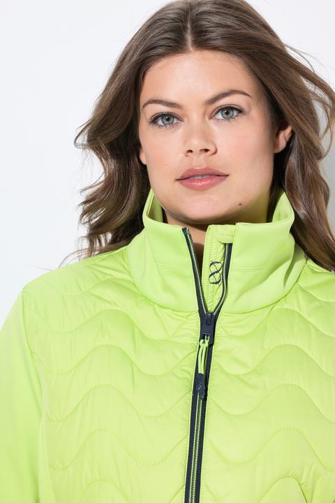 Actual product image Laurasøn Quilted Jacket With Stand-Up Collar And Zipper (56)