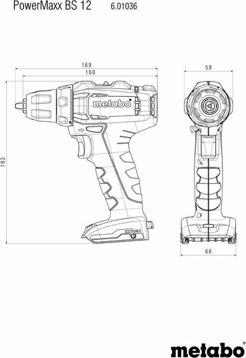 Produktbild Metabo PowerMaxx BS 12 (Akkubetrieb)