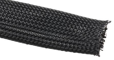 Produktbild HellermannTyton Geflecht-Schlauch HEGP 25mm schwarz (Kabelschlauch, 500 cm)