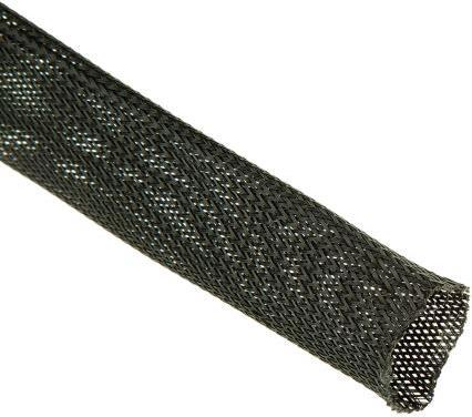 Produktbild HellermannTyton Geflecht-Schlauch HEGP 30mm schwarz (Kabelschlauch, 500 cm)