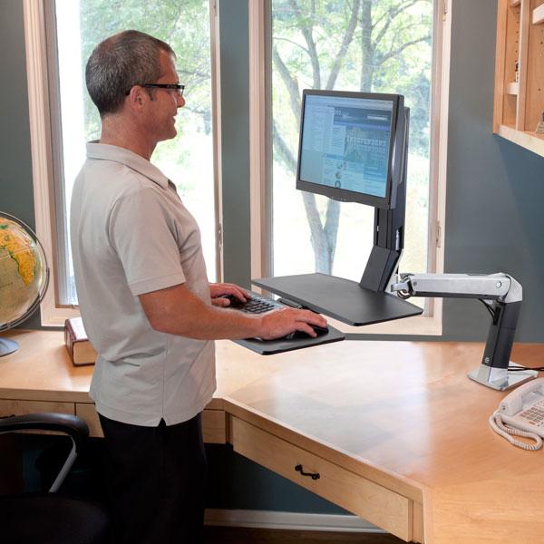 Produktbild Ergotron WORKFIT-A II, LD, 5" (Tisch, 27", 9.10 kg)