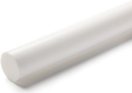 Actual product image RS PRO PTFE plastic rod stock,500mm L 25mm dia