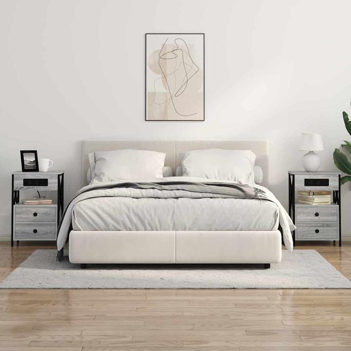 Produktbild vidaXL Moderner Nachttisch (40 x 31 x 60 cm)