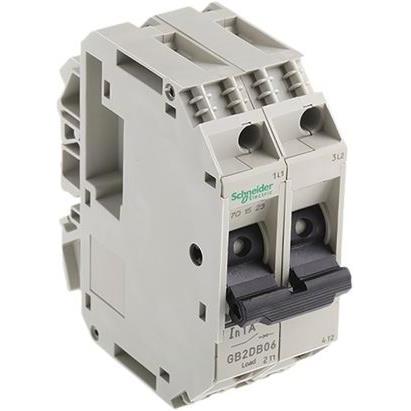 Thumbnail - 3x Schneider Electric, Schutzschalter, Sicherungsautomat 2-polig 1A