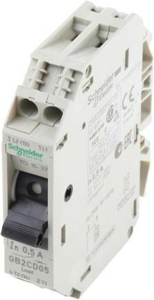Produktbild Schneider Electric Leistungsschalter 0,5A 1-polig + N