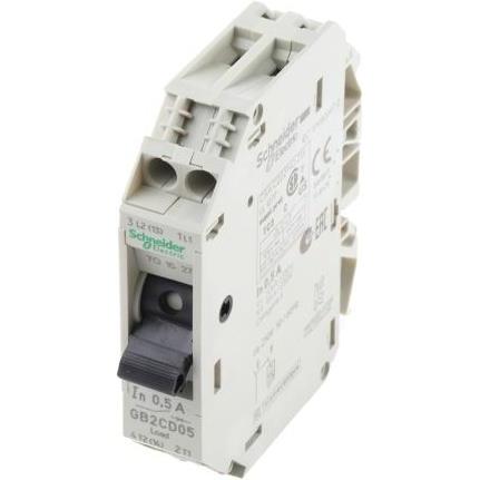 Thumbnail - Schneider Electric, Schutzschalter, Leistungsschalter 0,5A 1-polig + N