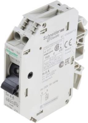 Produktbild Schneider Electric Leistungsschalter 6A 1-polig + N