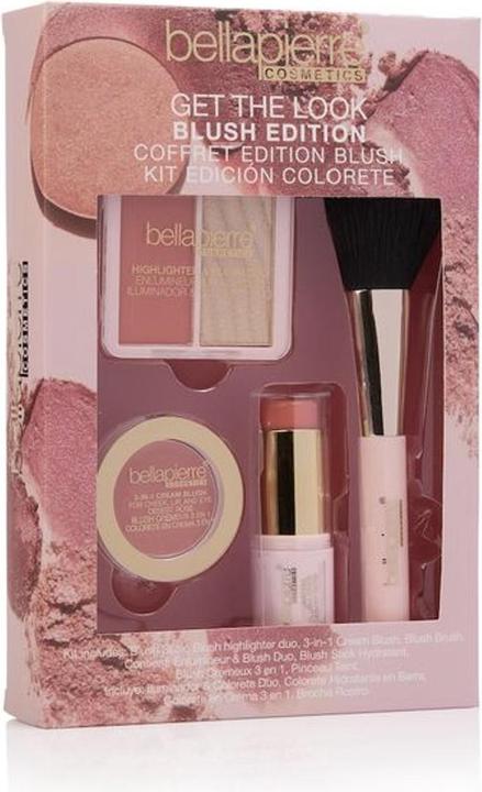 Actual product image Bellapierre Cosmetics Bellapierre Get The Look Kit Blush Edition with 3 Blushes and 1 Brush
