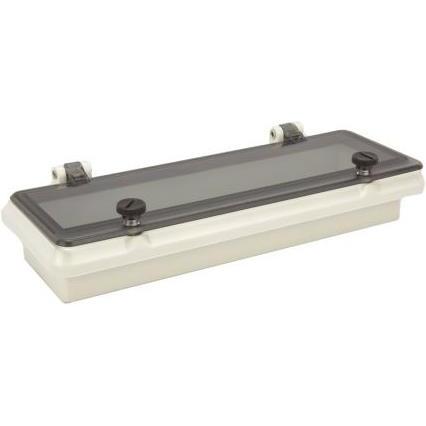 Rs Pro Scharnierfenster für 12 Module (Diverse), Elektronikzubehör + Gehäuse, Grau