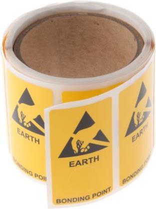 Produktbild RS PRO ESD BONDING PNT LBL 25x45