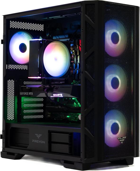 Preyon Ordinateur Nest PRO 800 ARGB Core i5-14600K, 32 GB, RTX 4060 Ti, 512 GB M.2 PCIe Windows 11