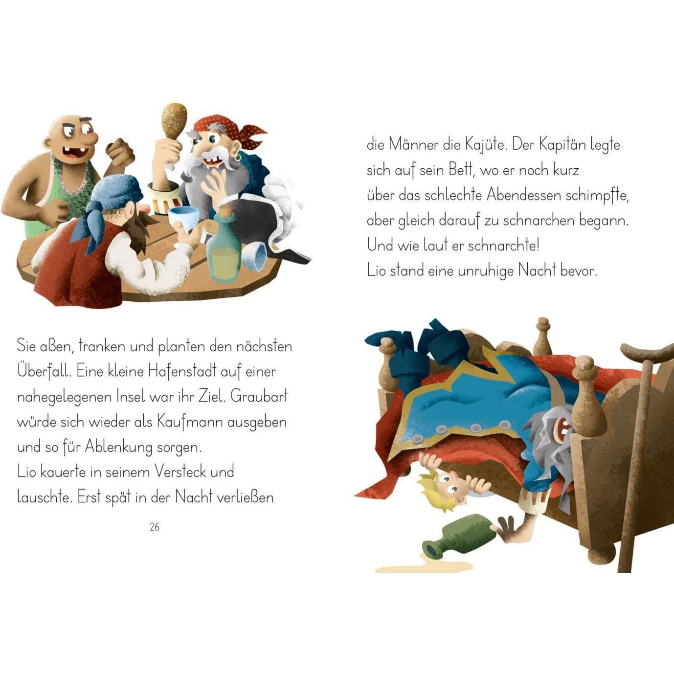 Thumbnail - LESEZUG/2. Klasse: Hilfe, Piraten!, Kinderbücher von Gabriele Rittig, Herwig Holzmann