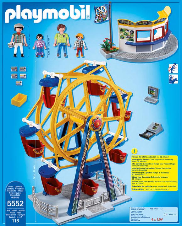 Produktbild Playmobil Riesenrad mit bunter Beleuchtung (5552)