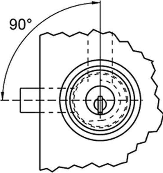 Actual product image Kaba Locking cylinder 8, type 1061 G (Locking cylinder)