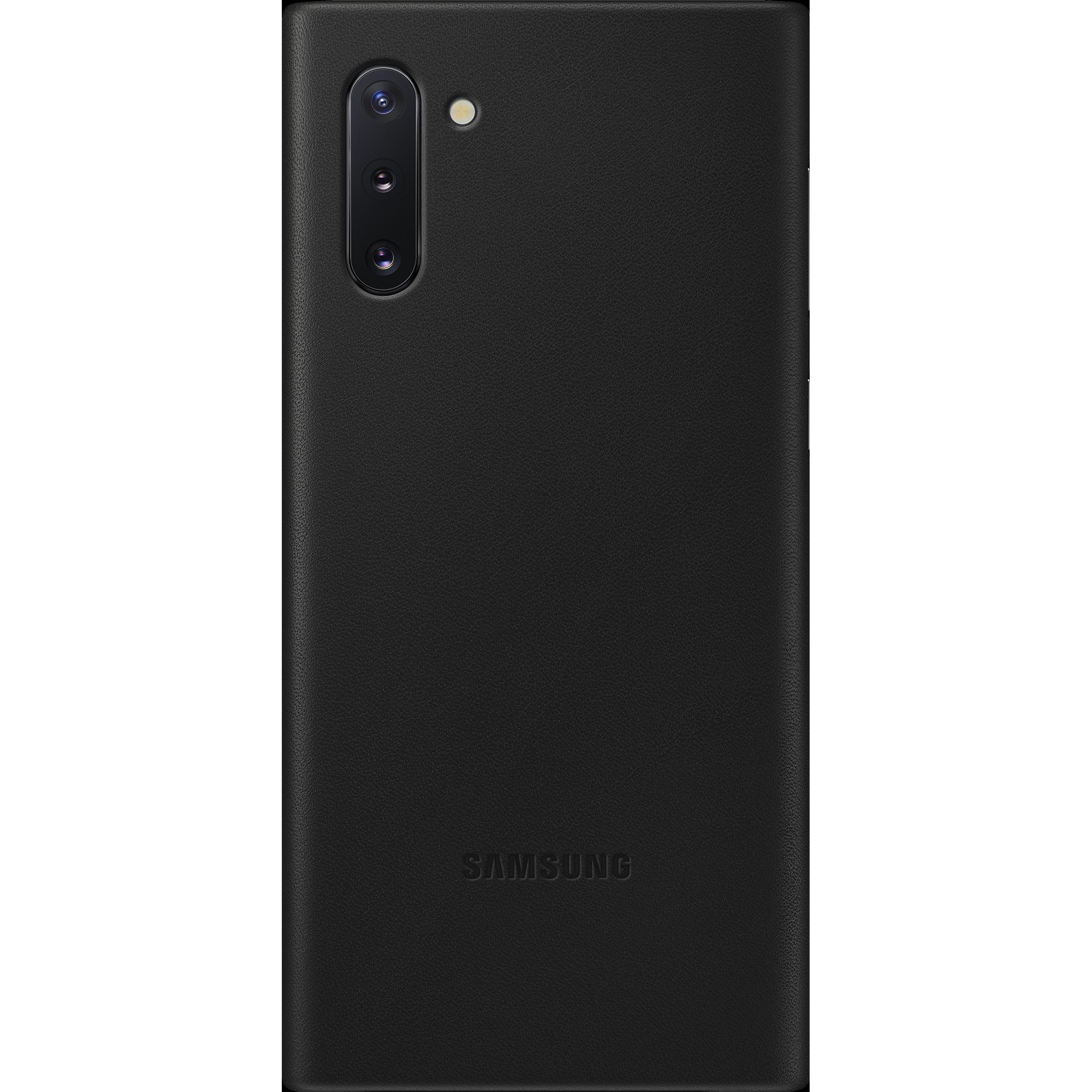 Thumbnail - Samsung Leather Cover (Samsung Galaxy Note 10), Smartphone Hülle, Schwarz