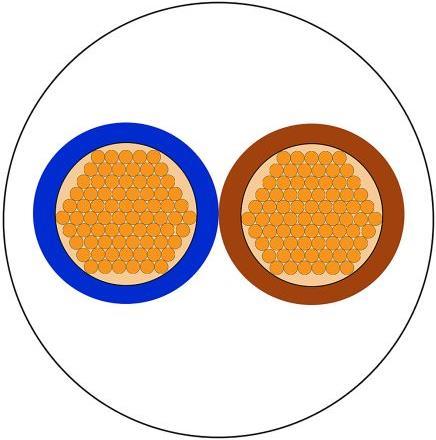 Image du produit RS PRO H03VVH2-F 2192Y 2Core 0.75mm White Cable (100 m)