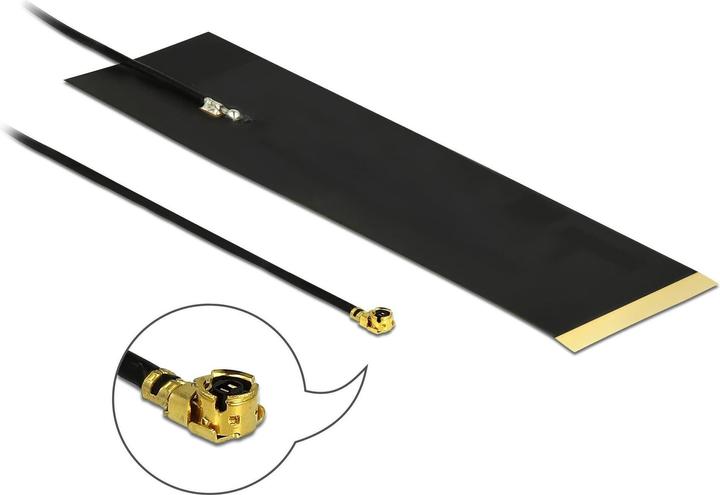 Produktbild Delock LTE-Antenne MHF I zum Kleben 3,9 dBi (DECT, WLAN, 3G, GSM)