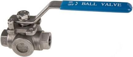 Immagine prodotto RS PRO Rubinetto in acciaio inox a 3 vie tipo L