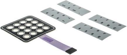 Produktbild APEM Tastenfeld 4x4 selbstklebend