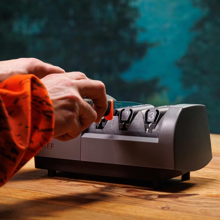 Produktbild Graef SG530 Messerschärfer quarzgrau 3-Phasen Trizor