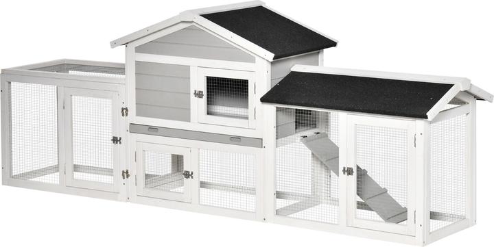Actual product image PawHut Dwarf rabbit hutch