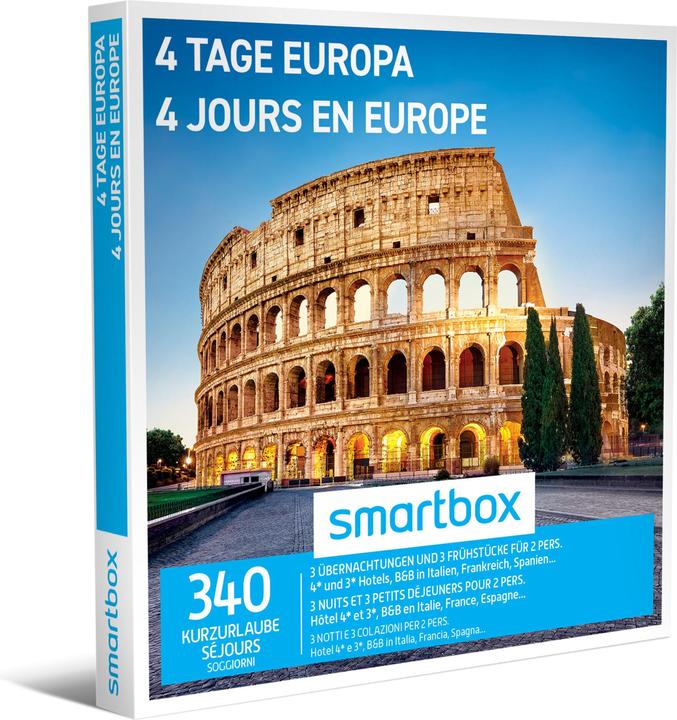 Image du produit Smartbox 4 jours en Europe (2 Personnes)