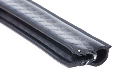 Actual product image RS PRO Sealing strip,EPDM, wire insert,1-3.5mm.