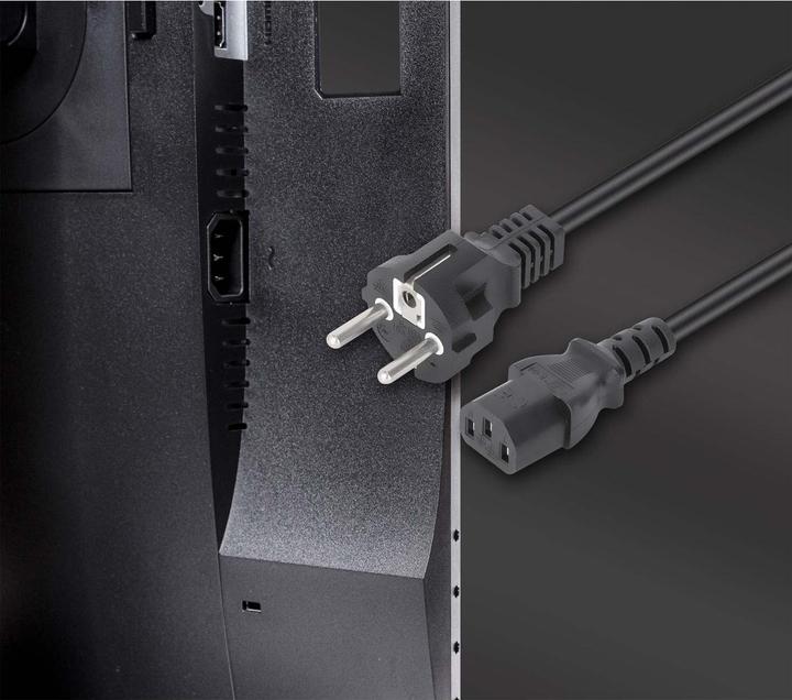 Productafbeelding Manhattan Stromkabel C13 auf Schutzkontakt EU CEE 7/7, 1 m (1 m)