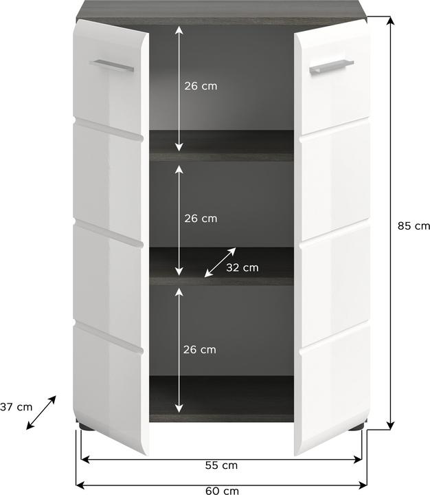 Image du produit Xonox Home Salsa (60 x 37 x 85 cm)