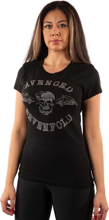 Immagine prodotto Avenged Sevenfold Death Bat Maglietta Diamante Donna (XXL)