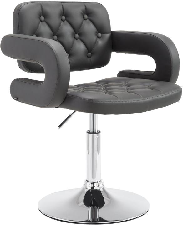 Produktbild CLP Lounger Dublin Kunstleder, grau