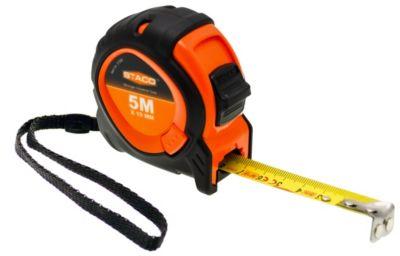 Produktbild Staco Nordic Staco båndmål 5m x 19mm - Professionelt MID II klasse, metrisk skala m/Trilock system (5 m)