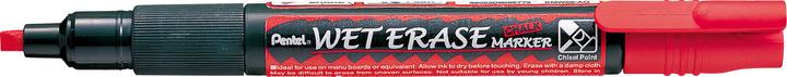 Actual product image Pentel Chalk marker WET ERASE SMW26, wedge tip, red