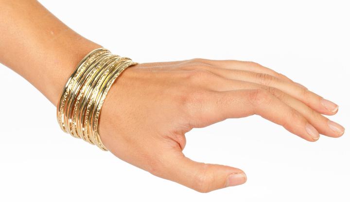 Actual product image Wilbers Klingel Ringe Armband gold